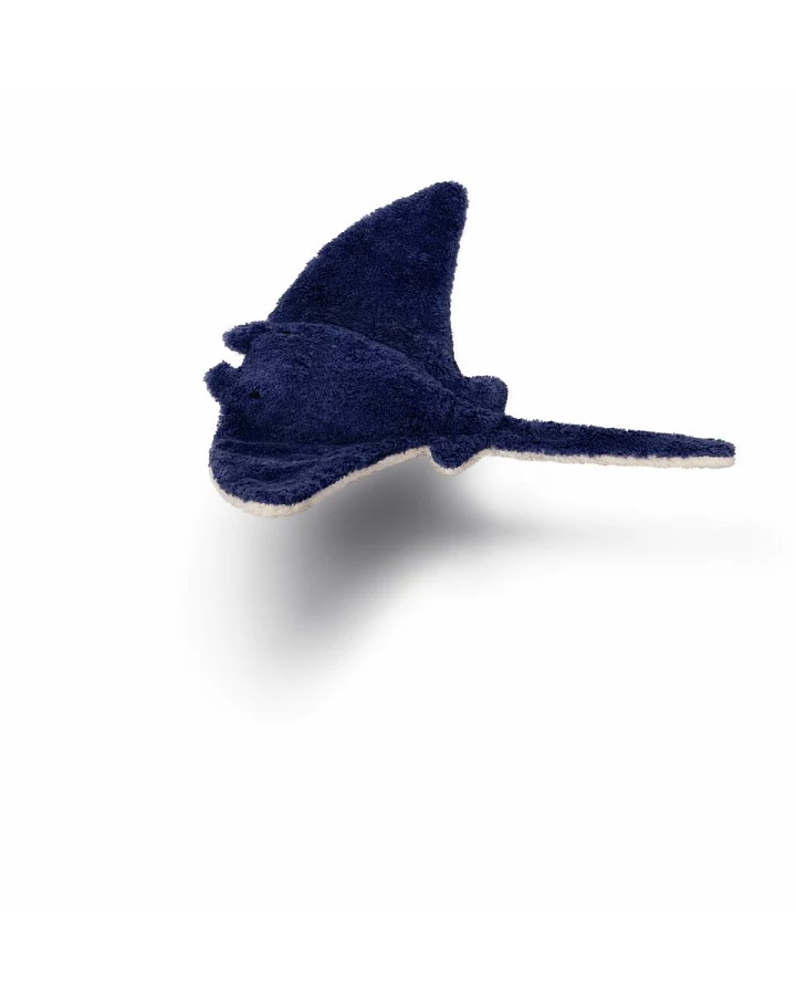 Kuscheltier Manta blau 40 x 4 x 39 cm (klein)