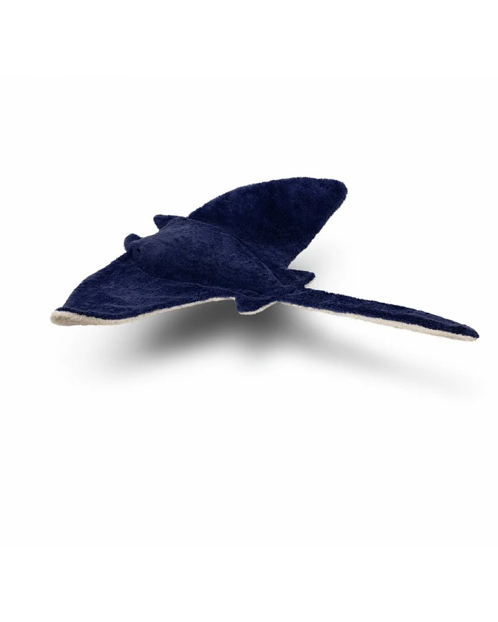Kuscheltier Manta blau 72 x 6 x 72 cm (groß)