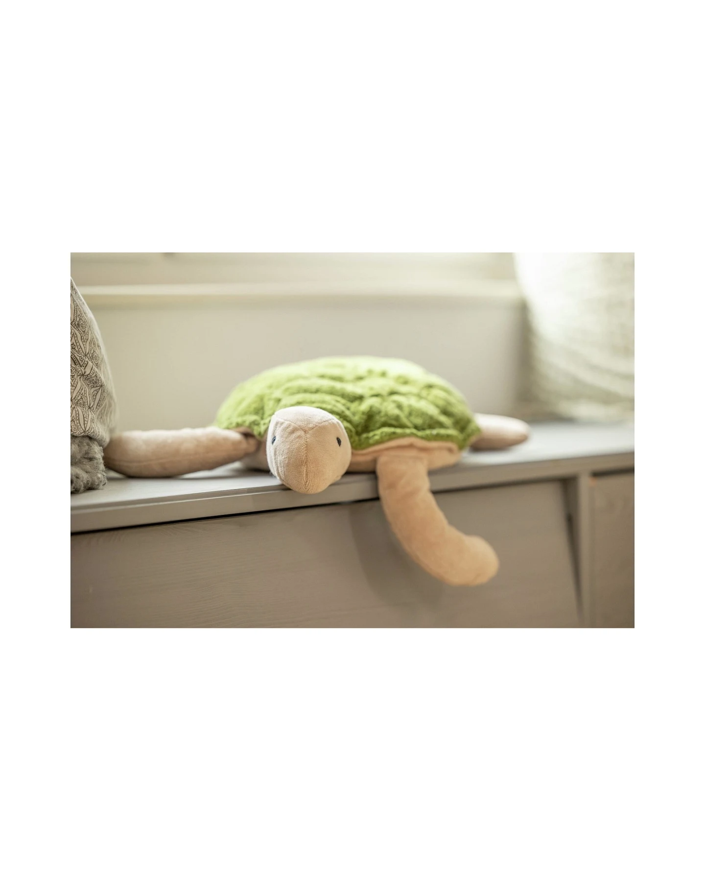 Kuscheltier Schildkröte tannengrün 52 x 8,5 x 41 cm (groß) – Ansicht 2