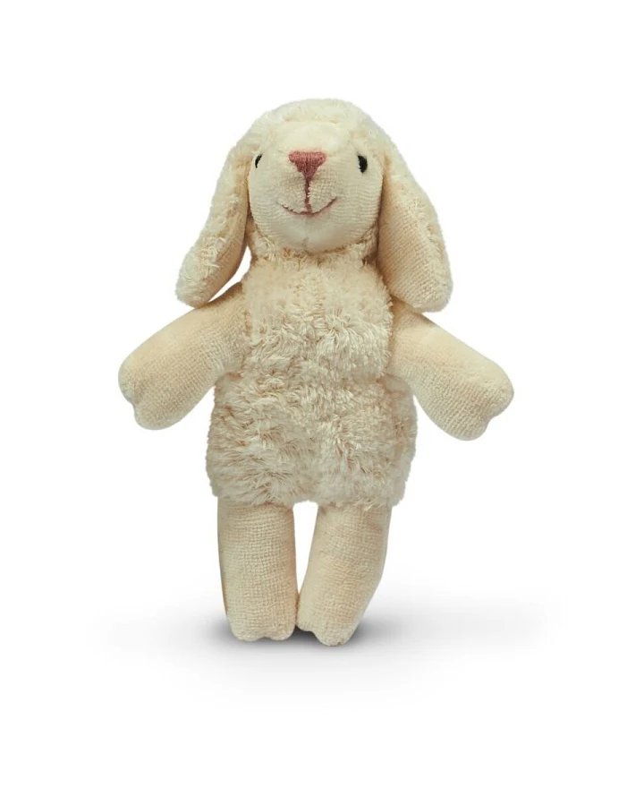Tierpuppen Baby Schaf Maße 14 x 6,5 x 19,5 cm