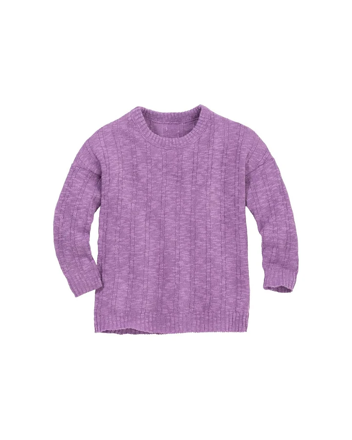 Disana Kinder Leinen-Pullover flieder Gr.86/92