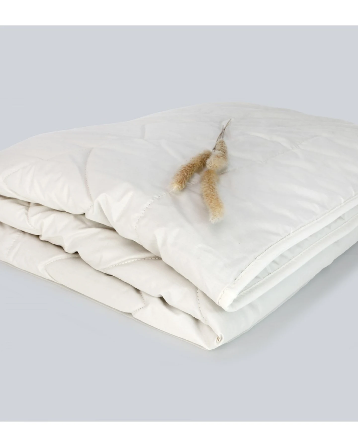 Baby- und Kinderbettdecke Babykamelflaumhaar 100 x 135 cm, 590 g (Duo-Ganzjahr) – Ansicht 2
