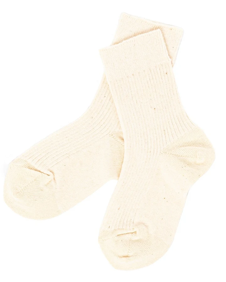 Kindersocken Baumwolle-Hanf natur Gr.1-2