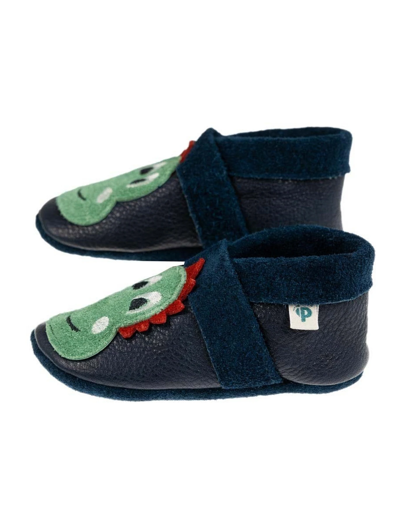 Baby und Kinder Lederpuschen Krabbelschuhe Drache distel/inka Gr.20 – Ansicht 2