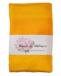 Produktseite: Hamam Strandtuch mango-gelb Maße 100 x 180 cm