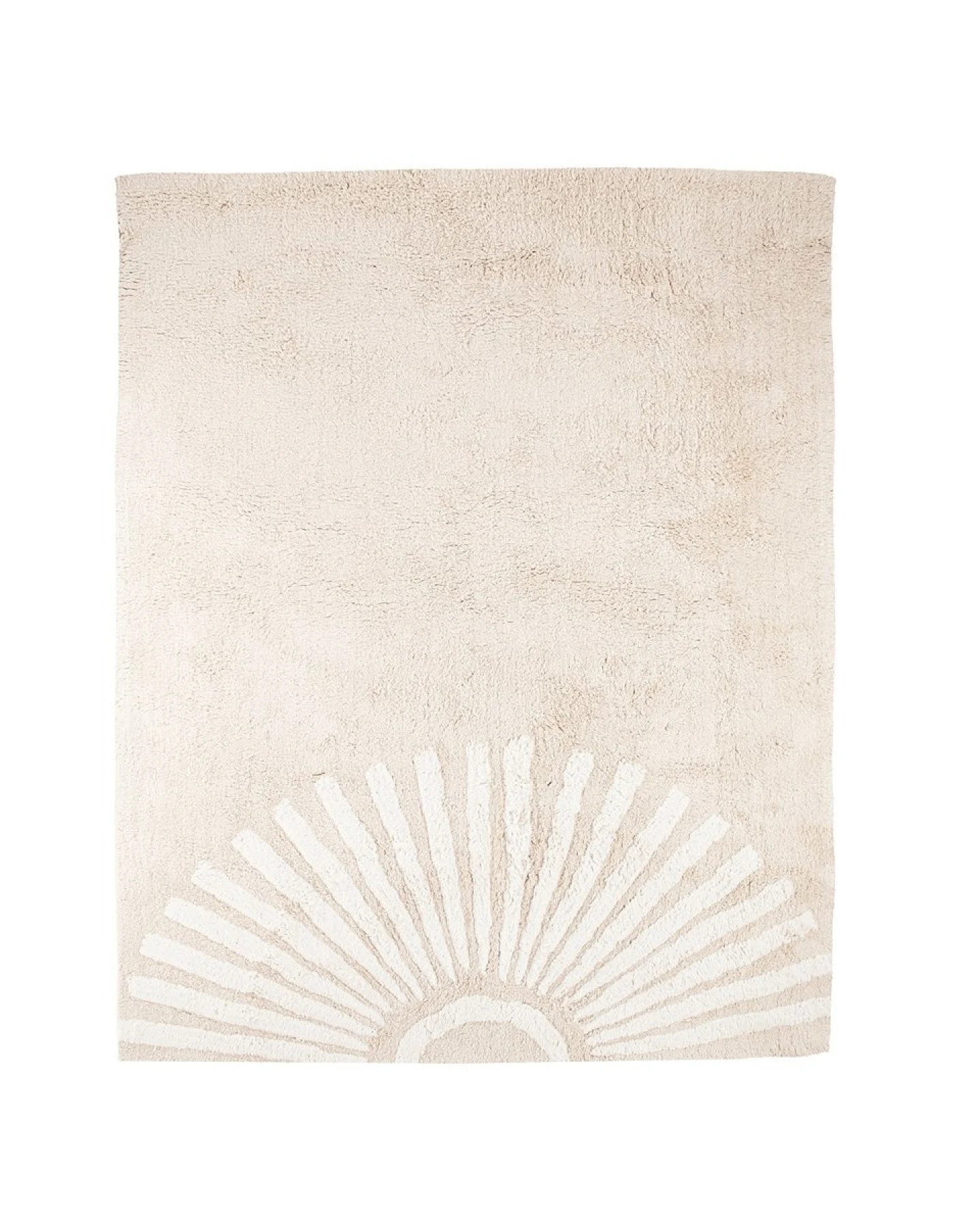 Teppich Bio-Baumwolle "Sonne" karibik-sand Maße 100 x 130 cm – Ansicht 2