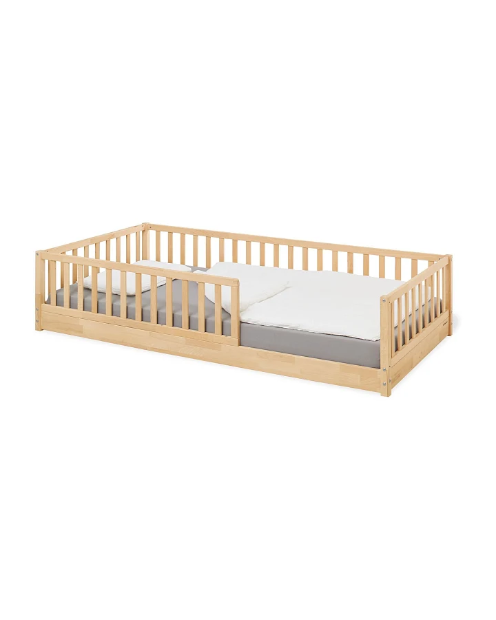 Pinolino Bodenbett "Evi", Buche massiv unbehandelt; 90 x 200 cm