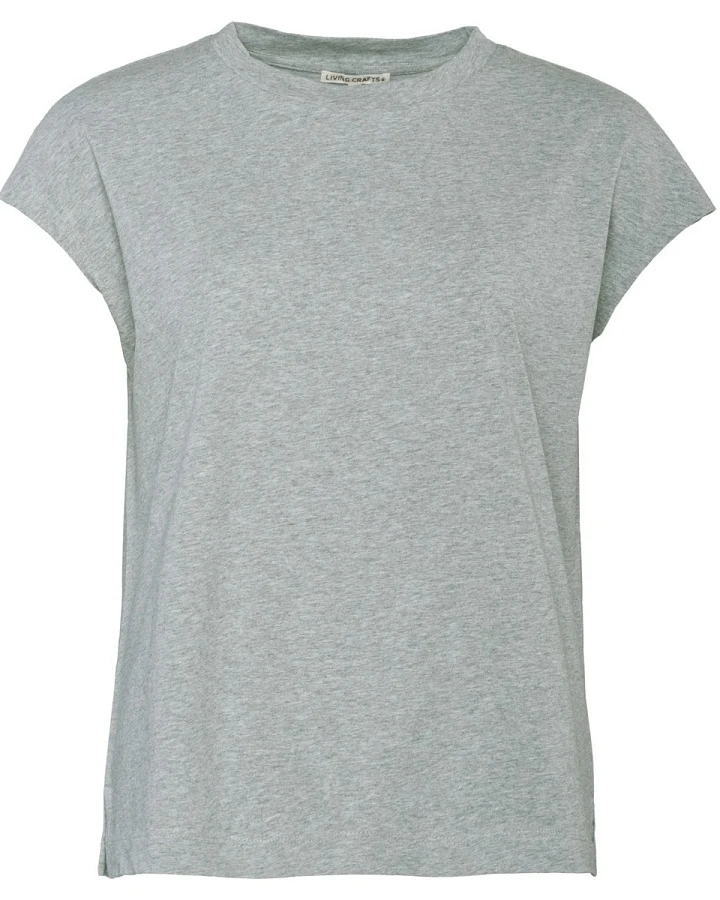 Living Crafts T-Shirt "Tida", grey melange Gr. S