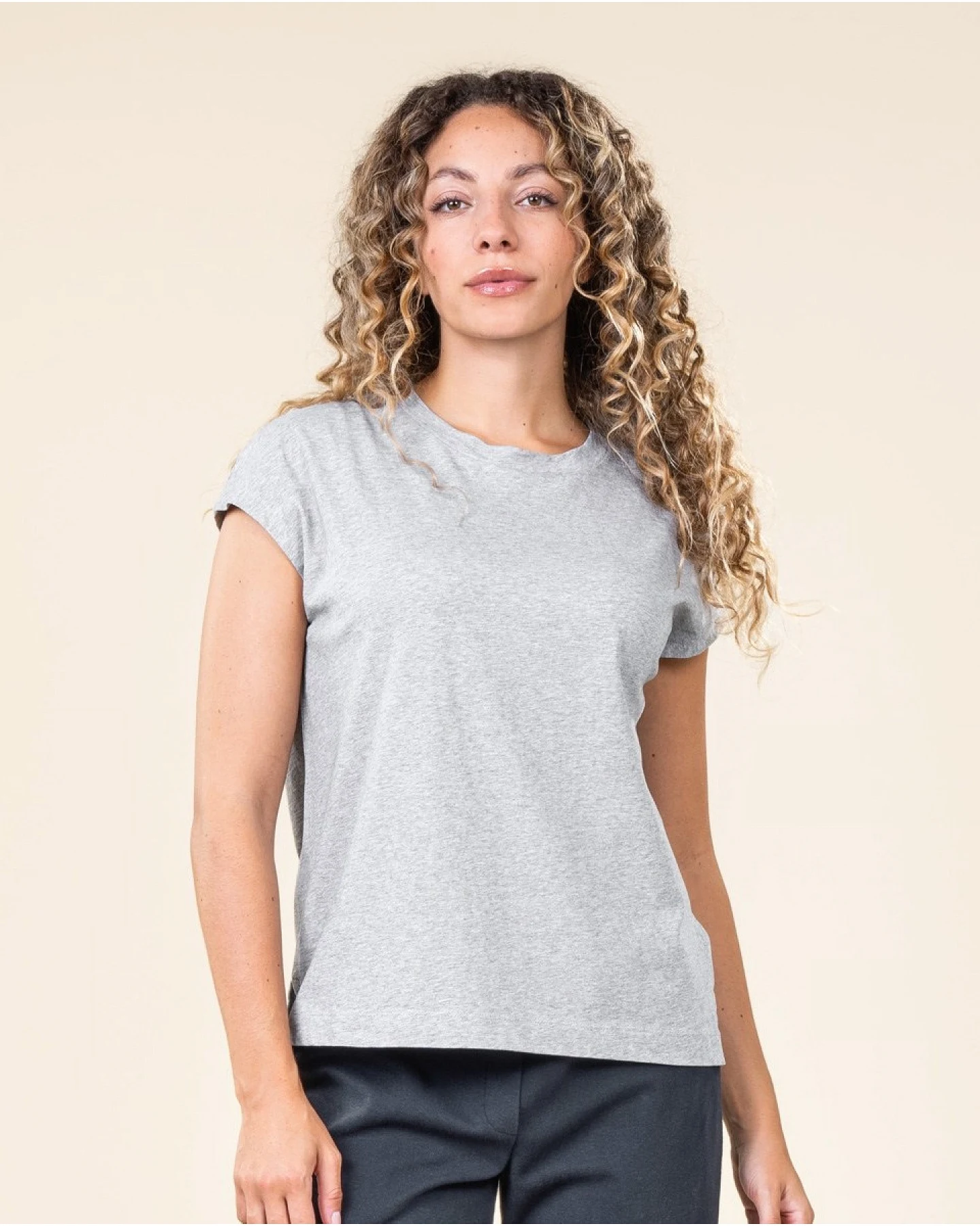 Living Crafts T-Shirt "Tida", grey melange Gr. XL – Ansicht 2