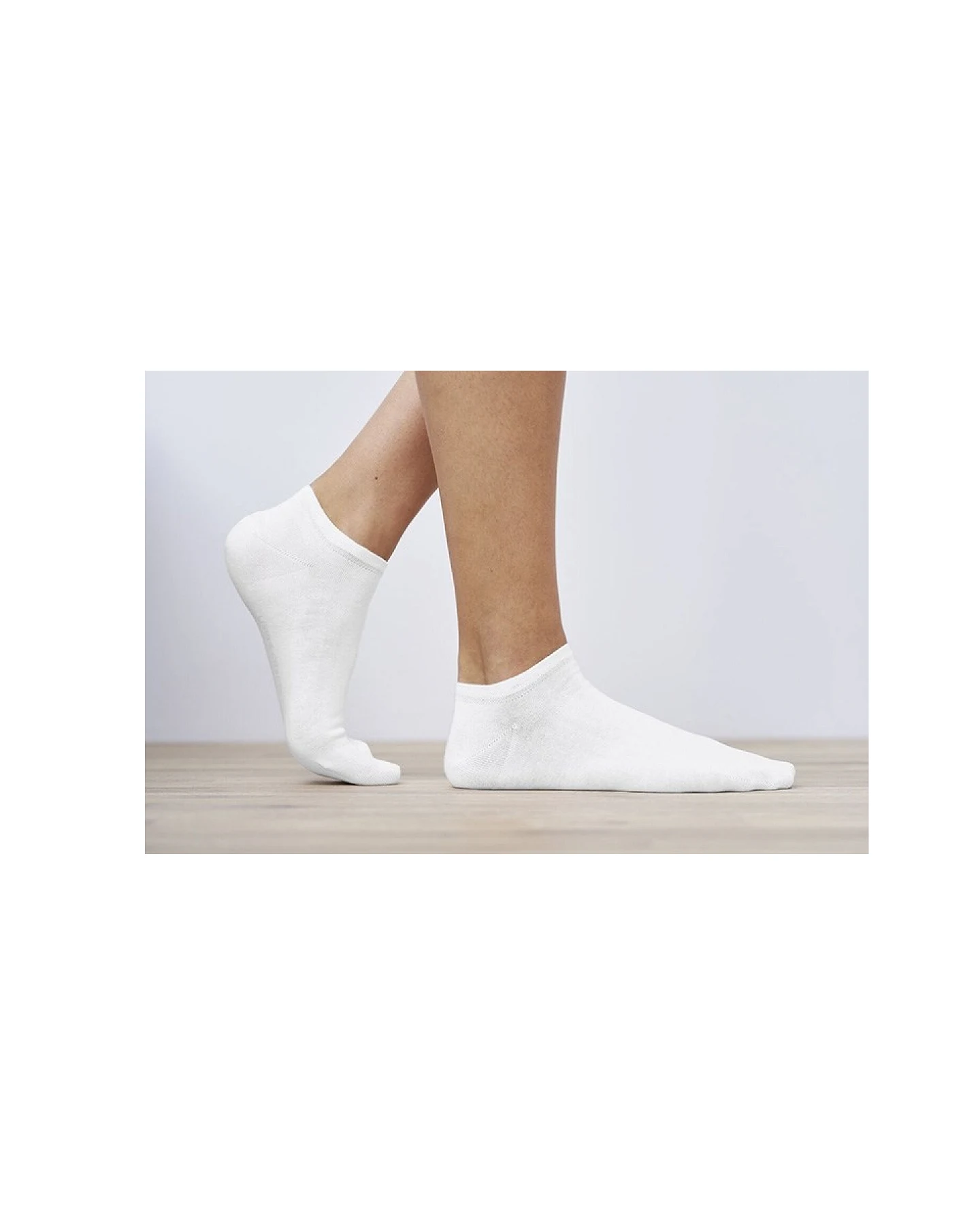 Living Crafts Sneaker-Socken "Abby", 2er-Pack, white Gr. 39-42 – Ansicht 2