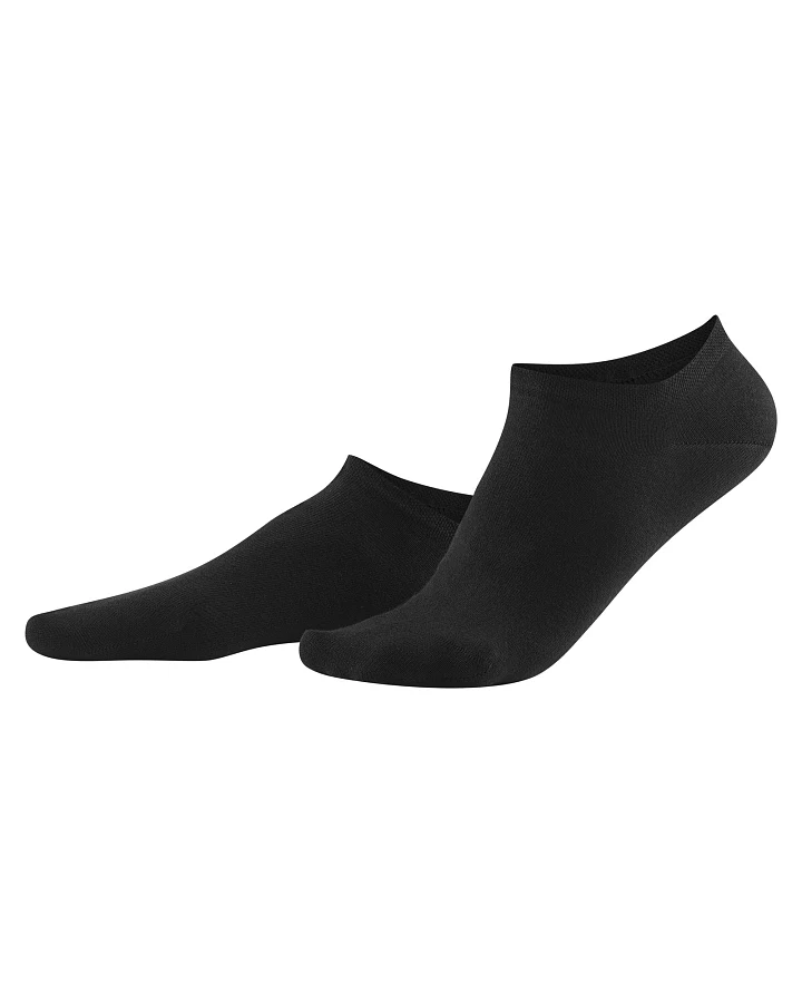 Living Crafts Sneaker-Socken "Abby", 2er-Pack, black Gr. 35-38