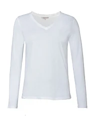 Produktseite: Living Crafts Langarm-Shirt "Tarana", white Gr. S