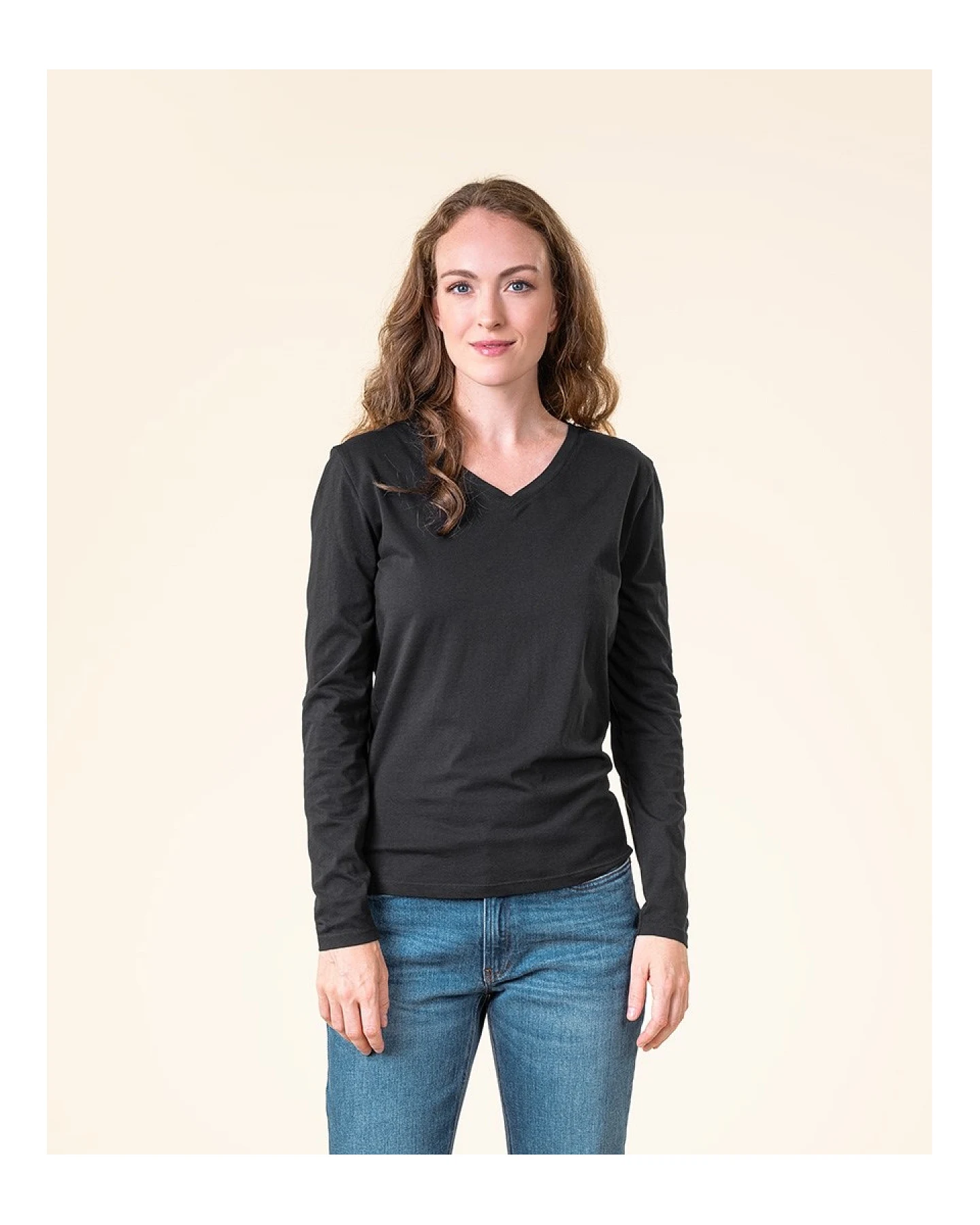 Living Crafts Langarm-Shirt "Tarana", black Gr. L – Ansicht 2