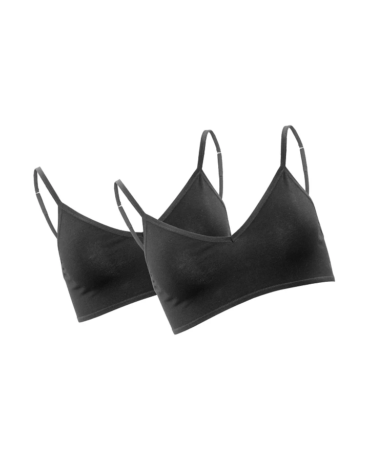 Living Crafts Bustier "Tamilla", 2er-Pack, black Gr. M