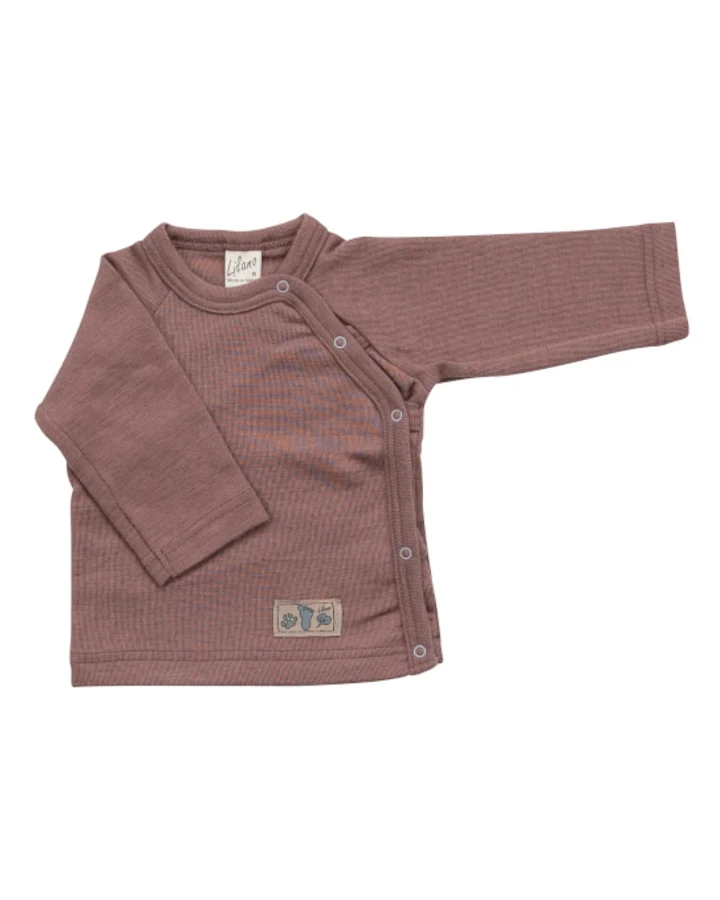 Lilano Baby Jacke Wolle Seide mauve Gr.62
