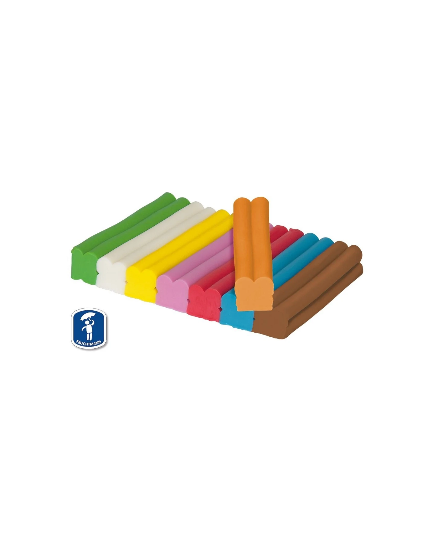 Basic 8 Stangen Knete 8 x 33 g – Ansicht 2