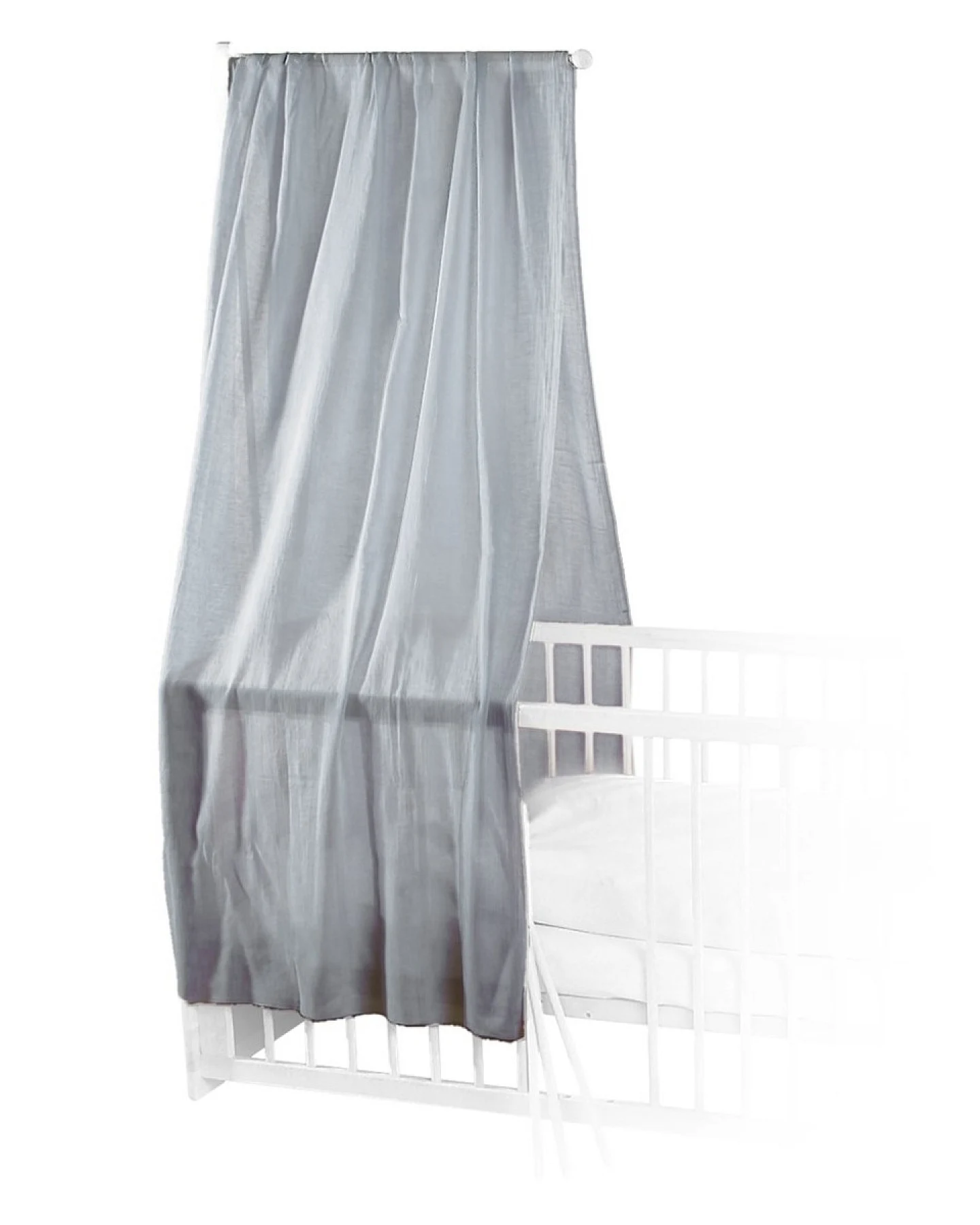 Betthimmel Baldachin Bio-Baumwolle lavendel 115 x 300 cm – Ansicht 2