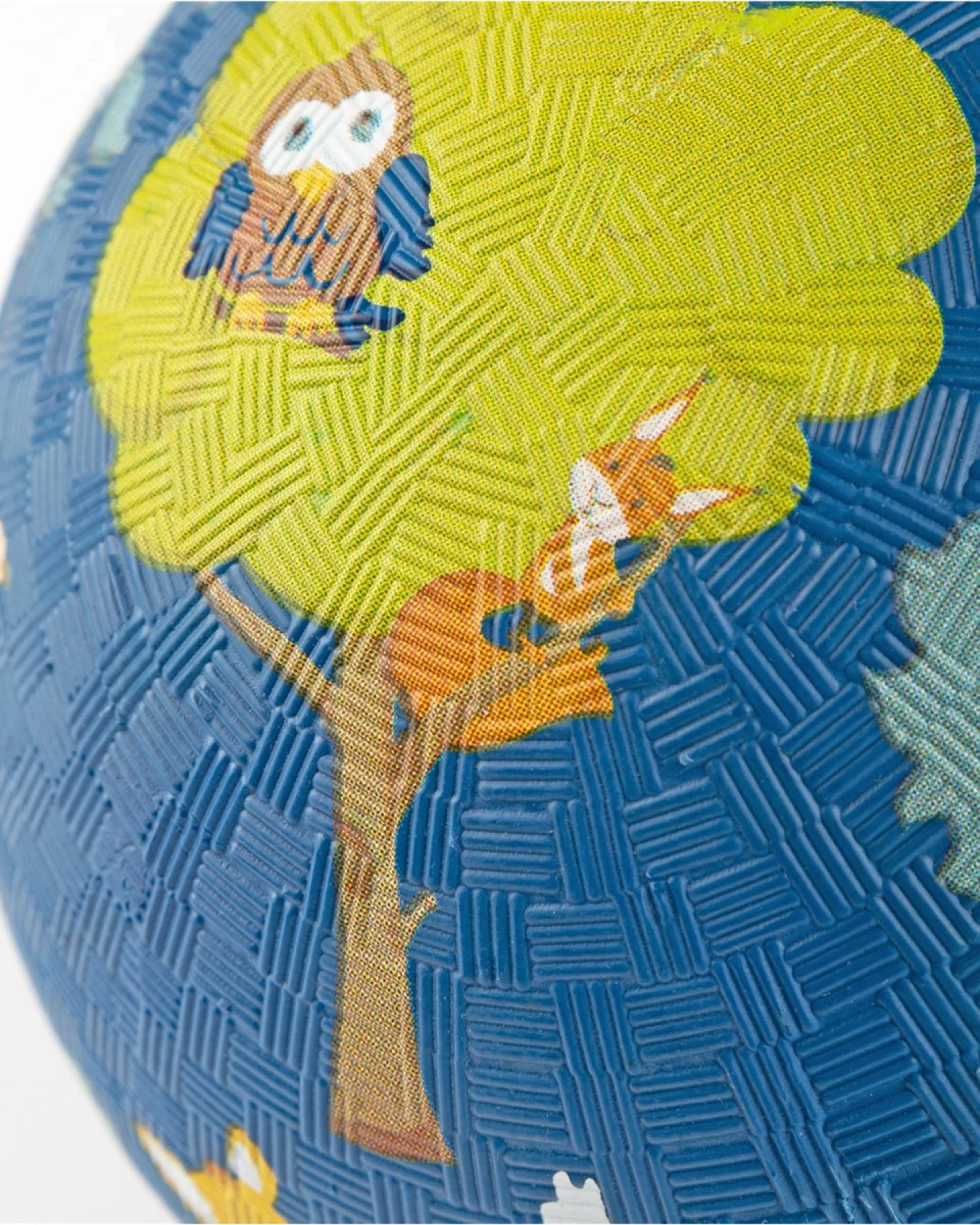 sigikid Kinderball Naturkautschuk Waldtiere blau Durchmesser ca. 17 cm – Ansicht 2