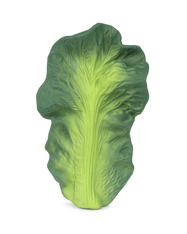 Baby Greifling und Beißring Naturkautschuk Kendall the Kale Gr.1, Maße 14,5 x 8,5 x 2,7 cm