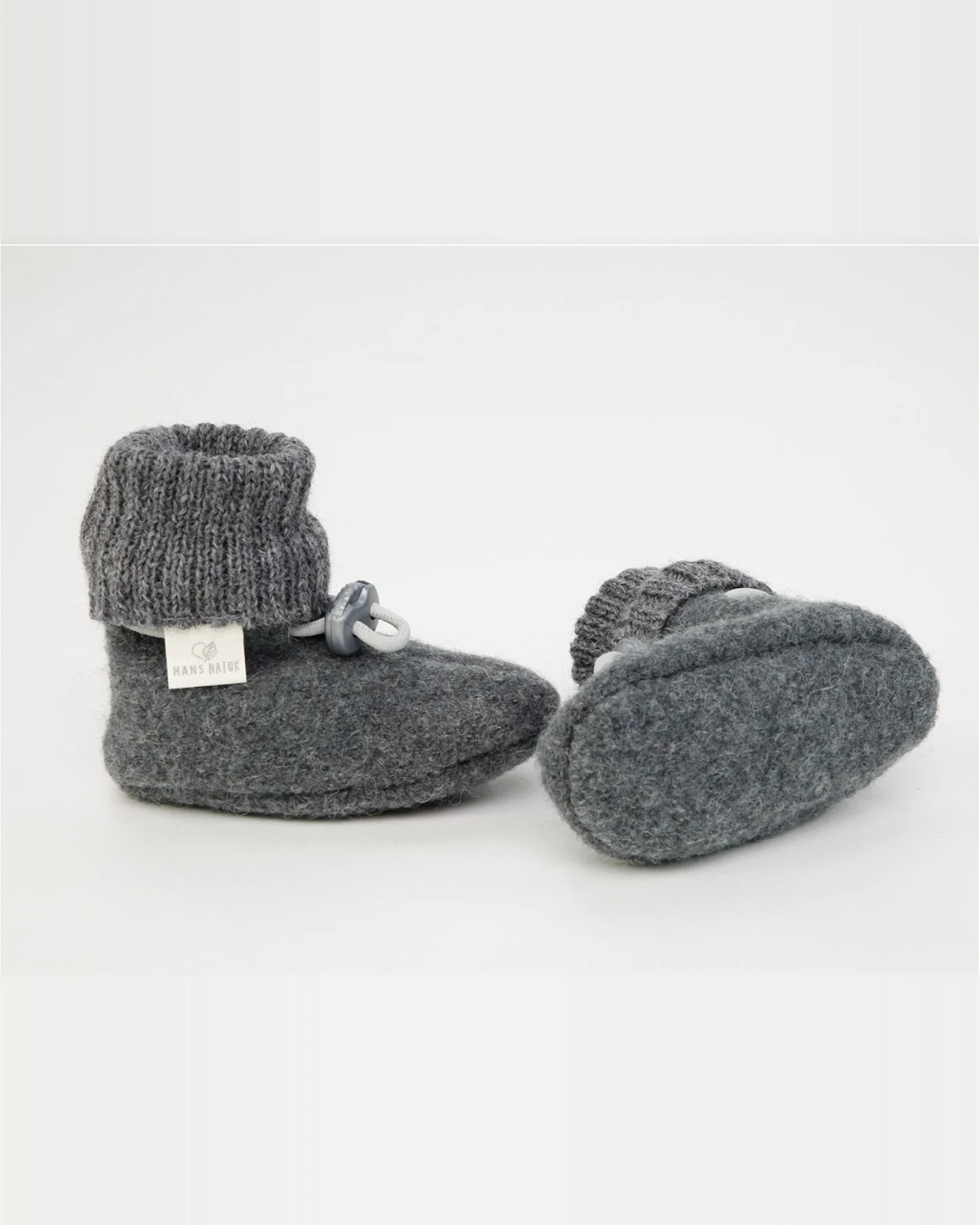 Baby Trageschuhe Schurwollwalk graumelange Gr.20/21 – Ansicht 2