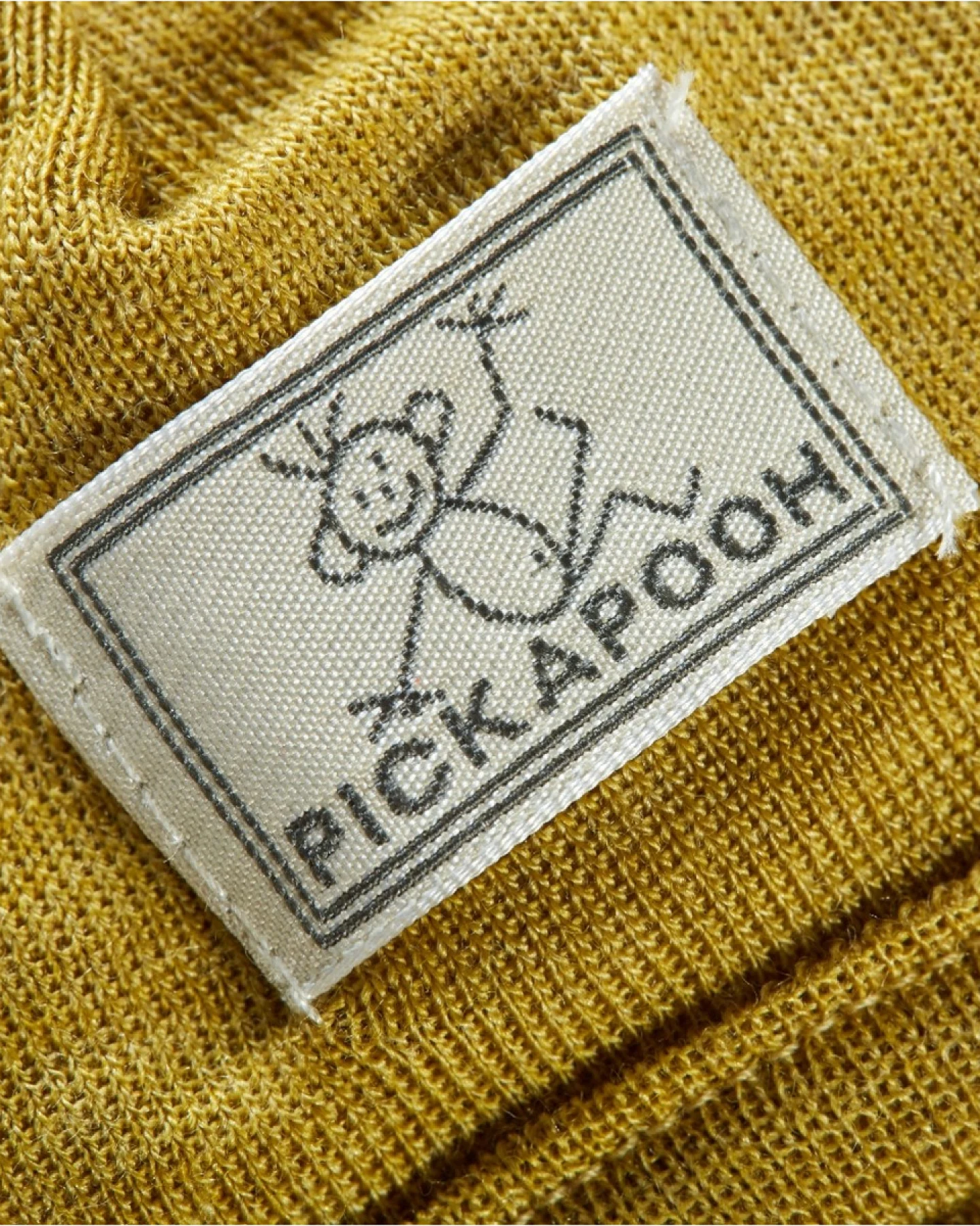 Pickapooh Baby und Kinder Helmmütze Schlupfmütze Wolle Seide dijon Gr.48 – Ansicht 2