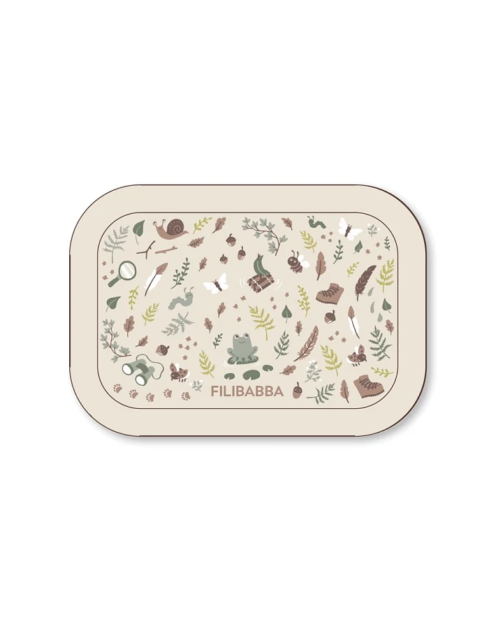 Brotdose Lunchbox aus Silikon - Little Wonders Maße 17,5 x 12,5 x 6 cm Volumen 700 ml