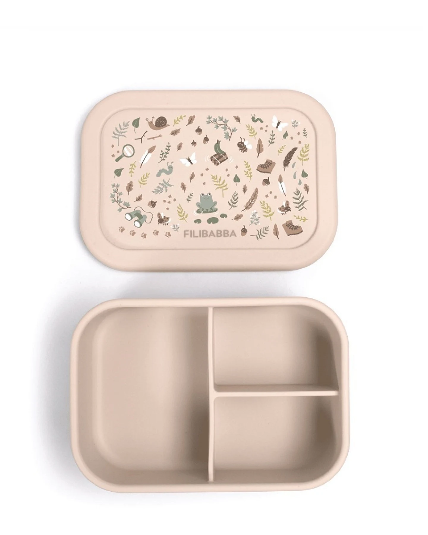 Brotdose Lunchbox aus Silikon - Little Wonders Maße 17,5 x 12,5 x 6 cm Volumen 700 ml – Ansicht 2