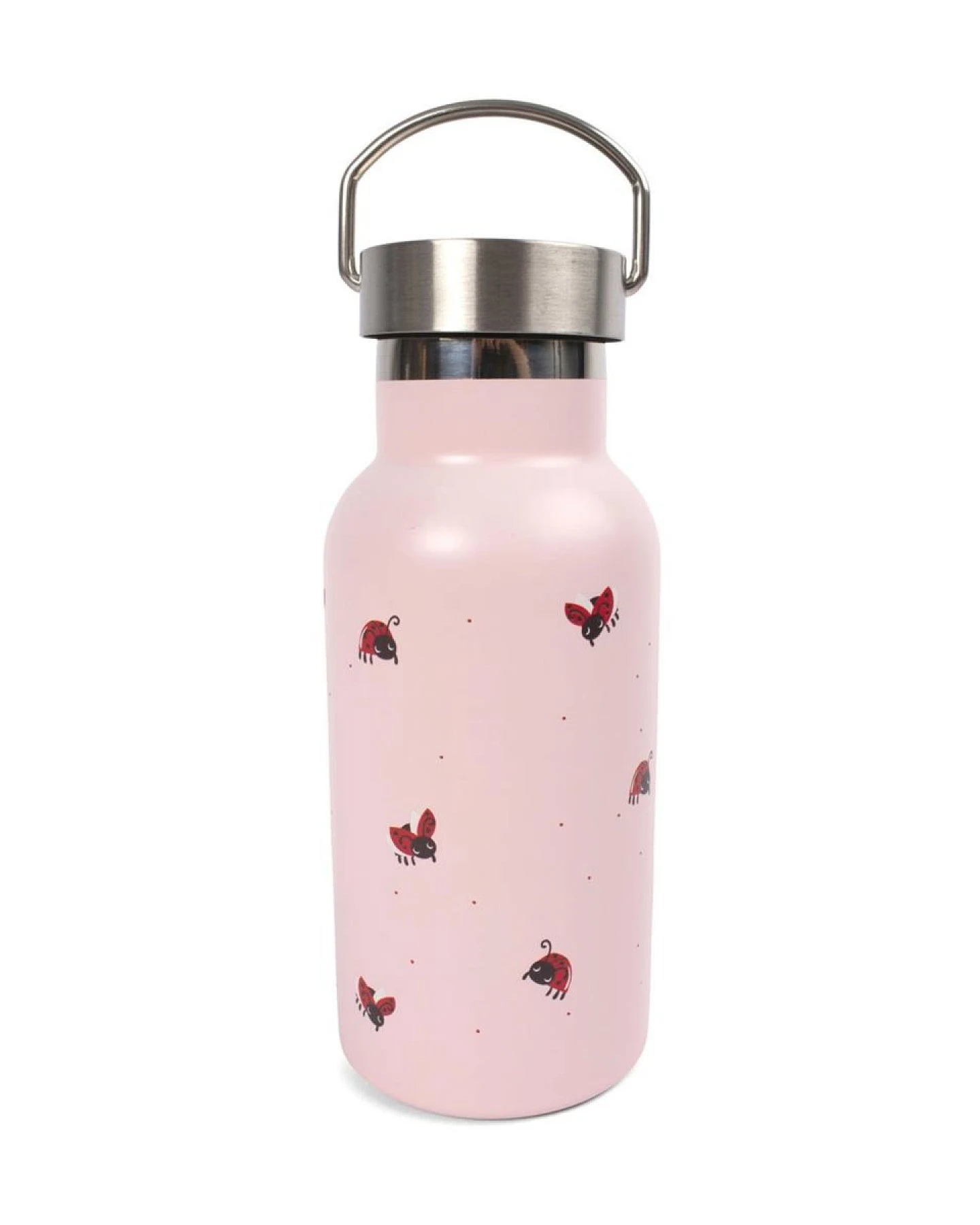 Kinder Trinkflasche Edelstahl - Lucky Maße 7,30 x 7,30 x 20,70 cm, Volumen 350 ml – Ansicht 2