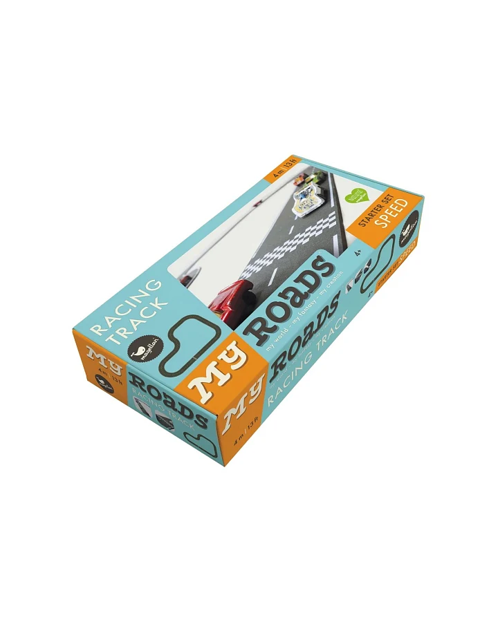 MyRoads Speilstraße - Racing Track - Starter Set Speed, 20-teilig Maße 35,0 x 18,0 x 7,5 cm