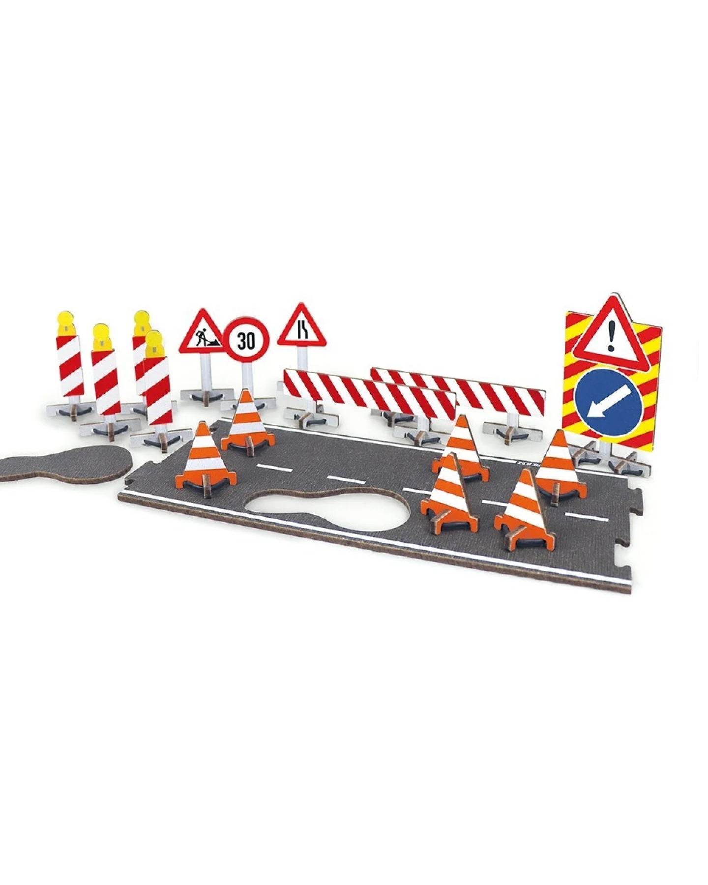 MyRoads Spielstraße - Construction Site, 37-teilig Maße 27,3 x 13,5 x 3,5 cm – Ansicht 2
