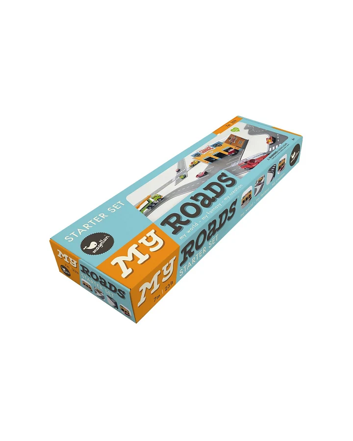 MyRoads Spielstraße - Starter Set, 8-teilig Maße 56,5 x 18,0 x 7,5 cm