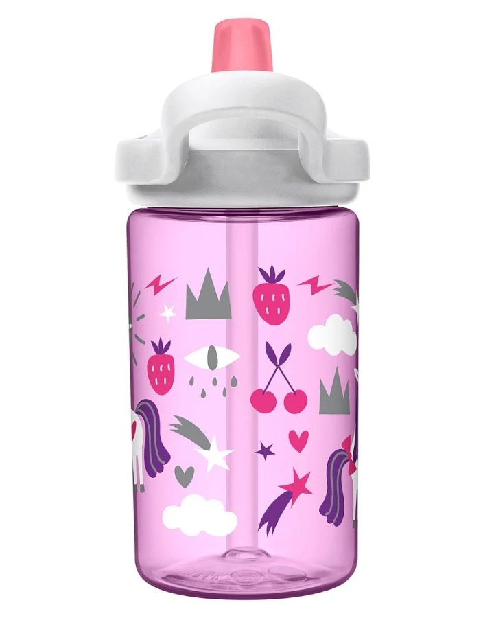 Kinder Trinkflasche Eddy und Kids Unicorn Party Fassungsvermögen 400 ml
