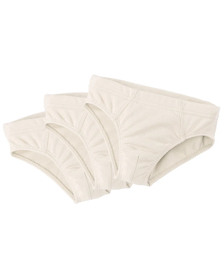 Jungen Slip Bio-Baumwolle 3er Set "pure basic" Gr. 98/104