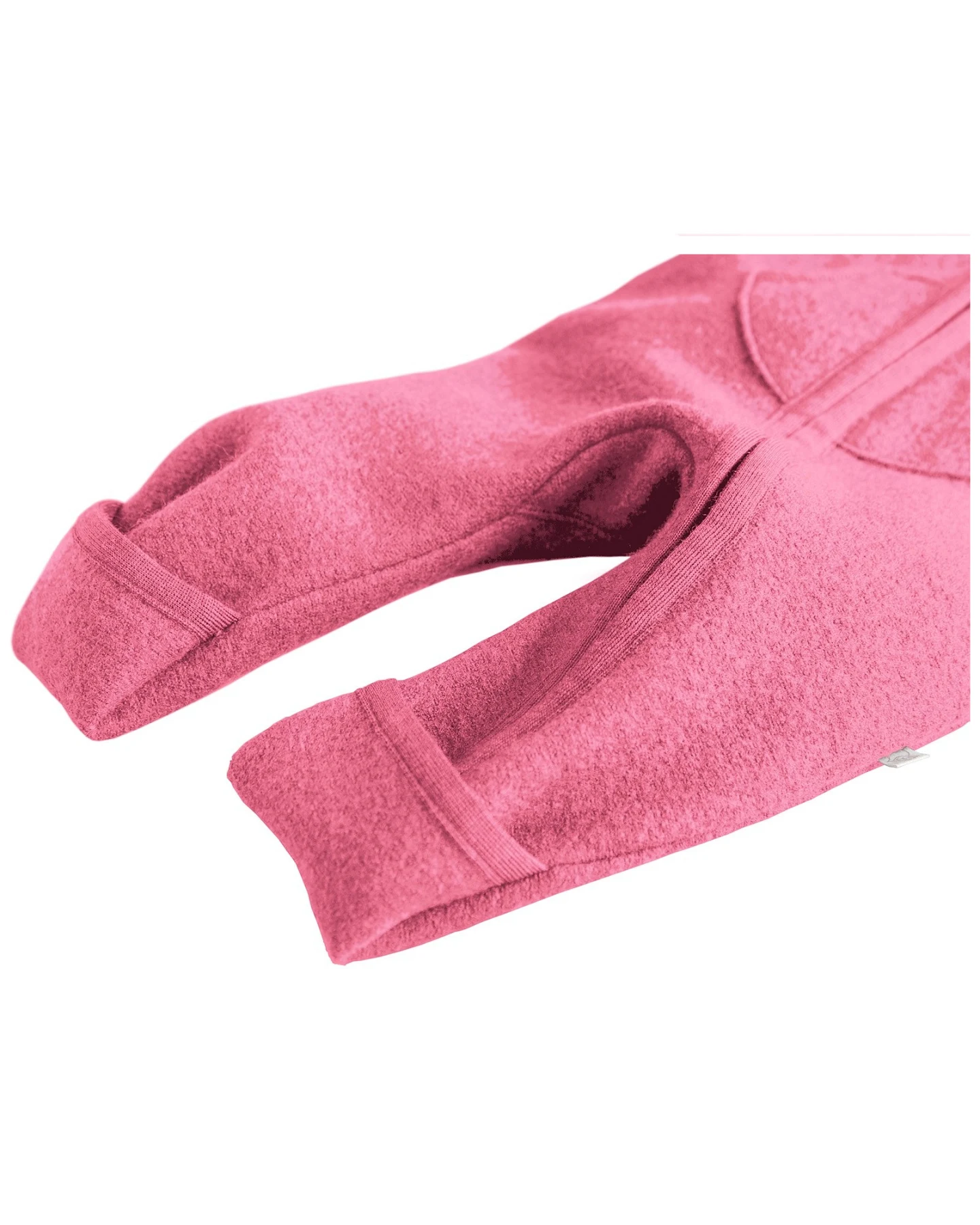 Baby Overall mit Kapuze Bio-Schurwolle Walk pink Gr.86/92 – Ansicht 2