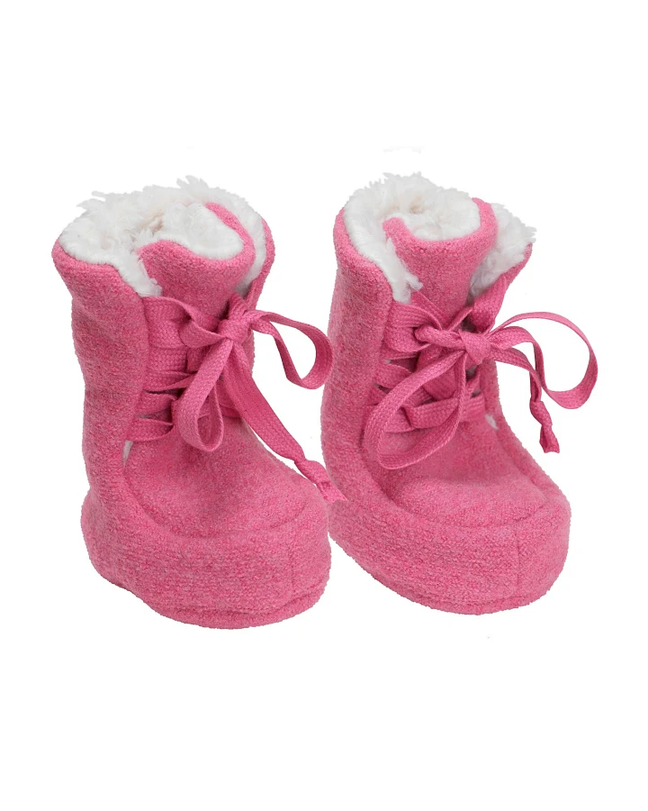 Pickapooh Baby Hausschuhe Babyschuhe Walk-Boots wild rose Gr.1 (0-3 Monate)