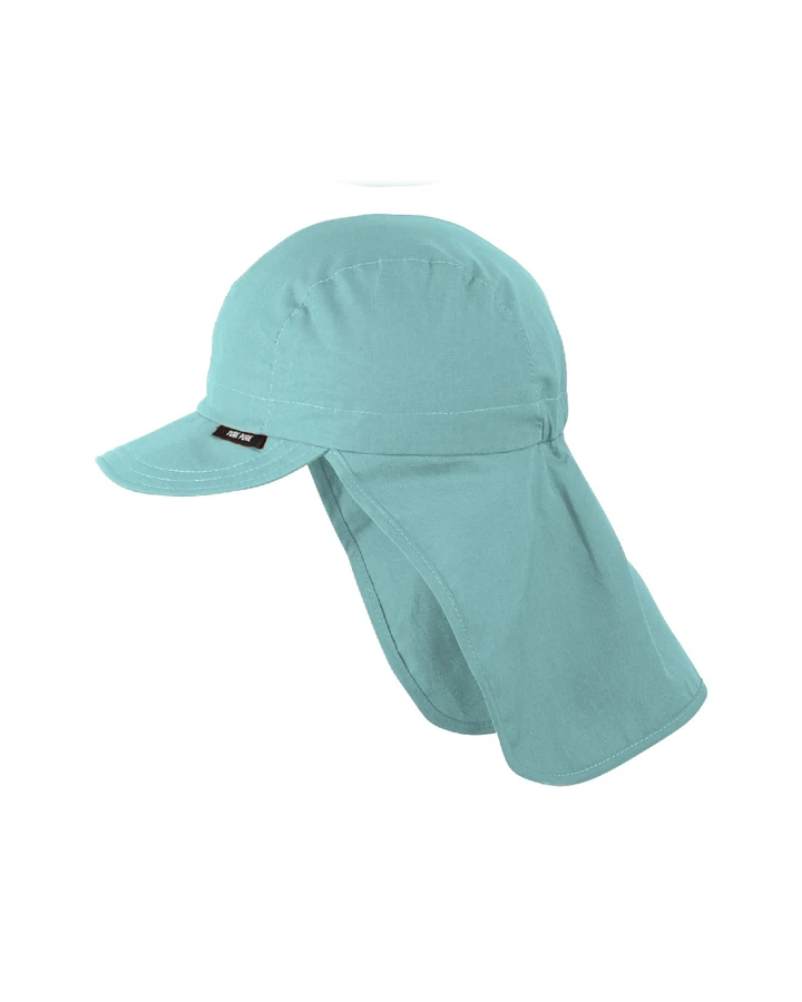 PURE PURE by Bauer Baby und Kinder Sonnenschutz Mütze UV 30 mint Gr.47