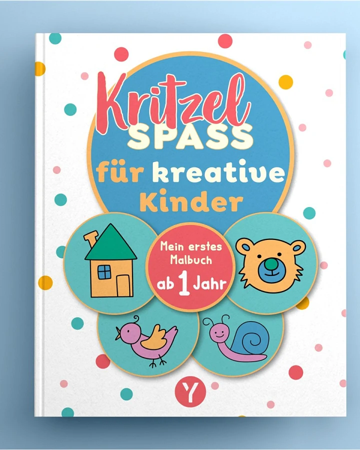 Kritzelspaß für kreative Kinder - Malbuch ab 1 Jahr Maße: 20 x 24 cm
