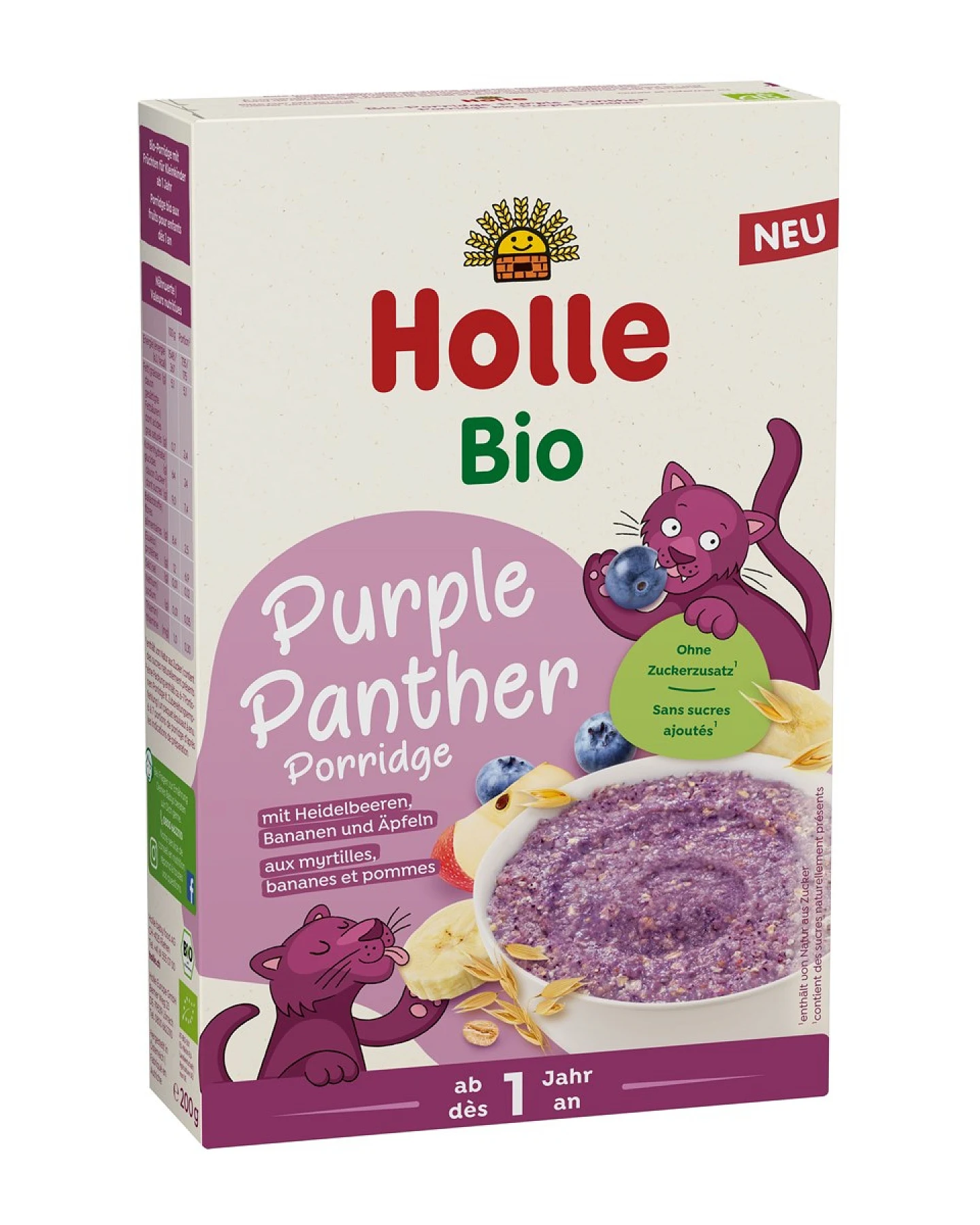 Holle Bio-Porridge Purple Panther 200 g – Ansicht 2
