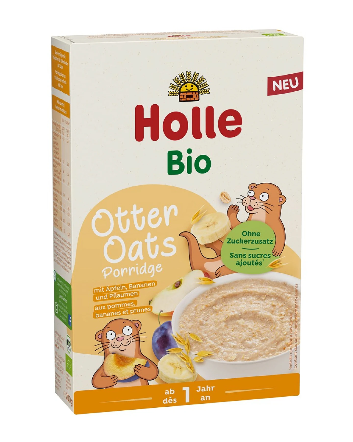 Holle Bio-Porridge Otter Oats 200 g – Ansicht 2