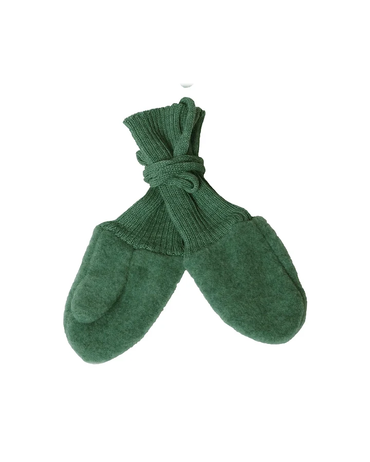 Kinder Handschuhe Bio-Merinowolle Fleece salbei Gr.2 (2 Jahre)