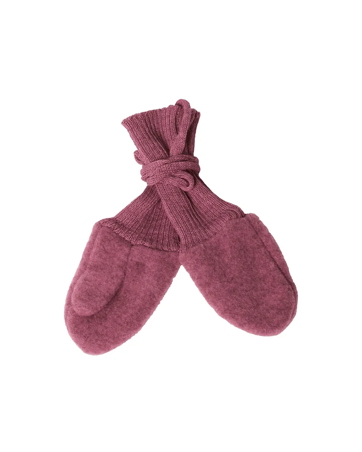 Kinder Handschuhe Bio-Merinowolle Fleece malve Gr.2 (2 Jahre)