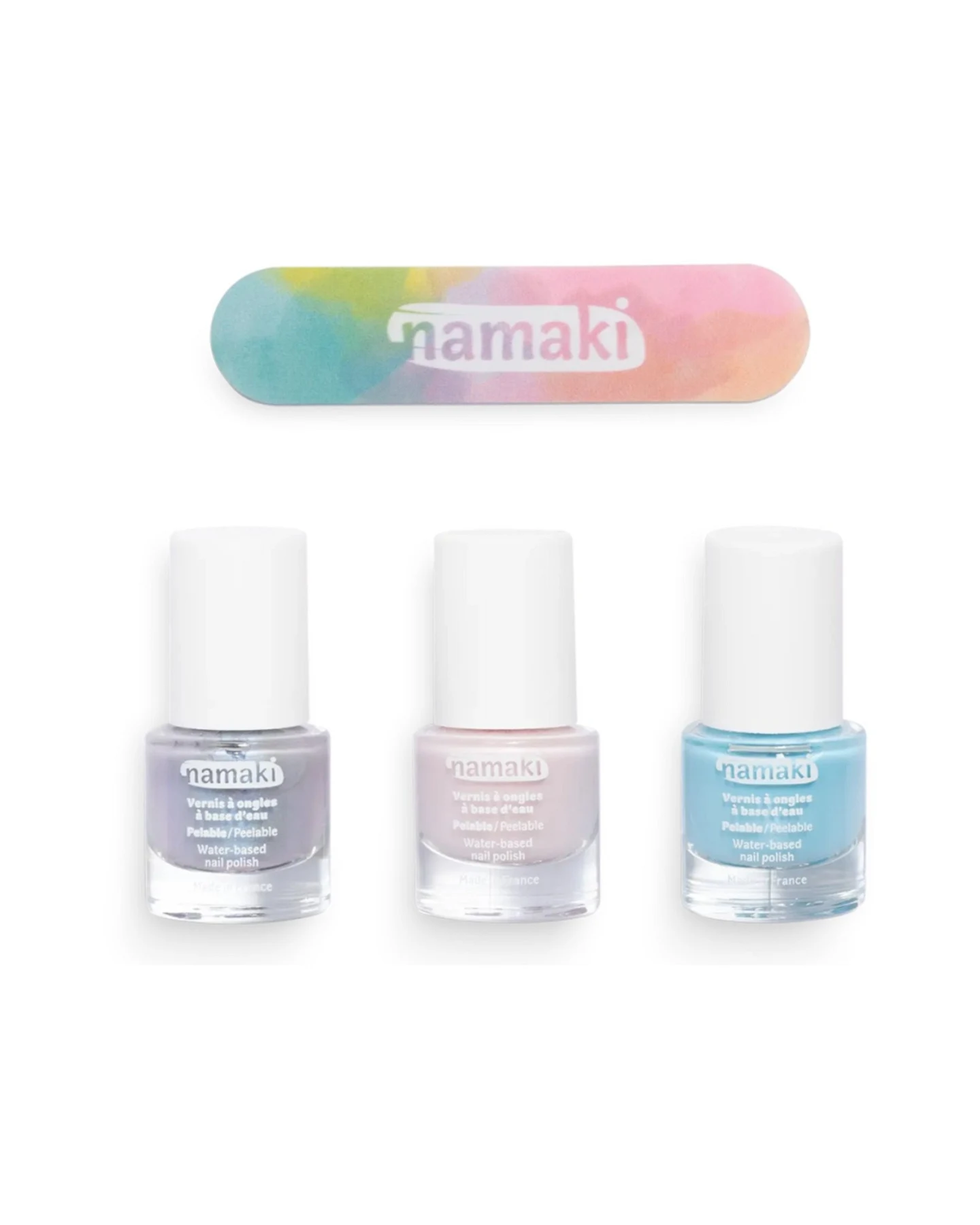 Kinder Nagellack 3er Set "Frozen sweets" mit Nagelfeile Inhalt 3 x 7,5 ml – Ansicht 2