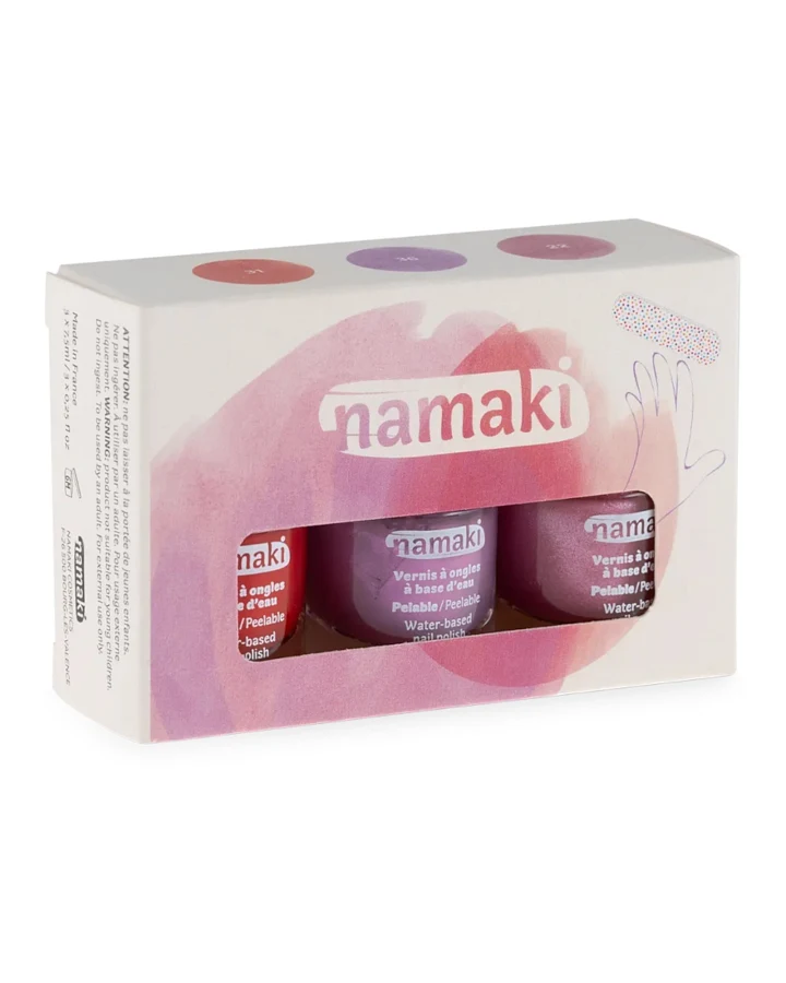 Produktseite: Kinder Nagellack 3er Set "Eternal rose" mit Nagelfeile Inhalt 3 x 7,5 ml