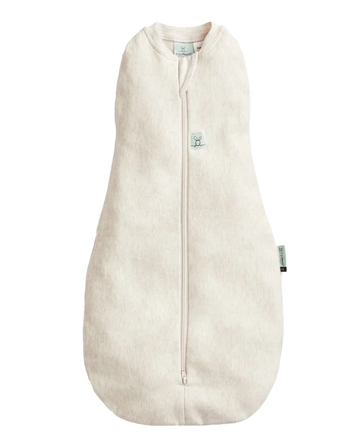 Baby Puck- und Schlafsack "ergoCocoon" oatmeal marle Gr. 0-3 Monate