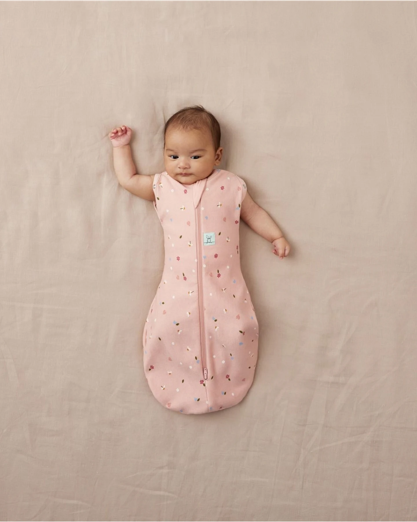 Baby Puck- und Schlafsack "ergoCocoon" daisies Gr. 0-3 Monate – Ansicht 2