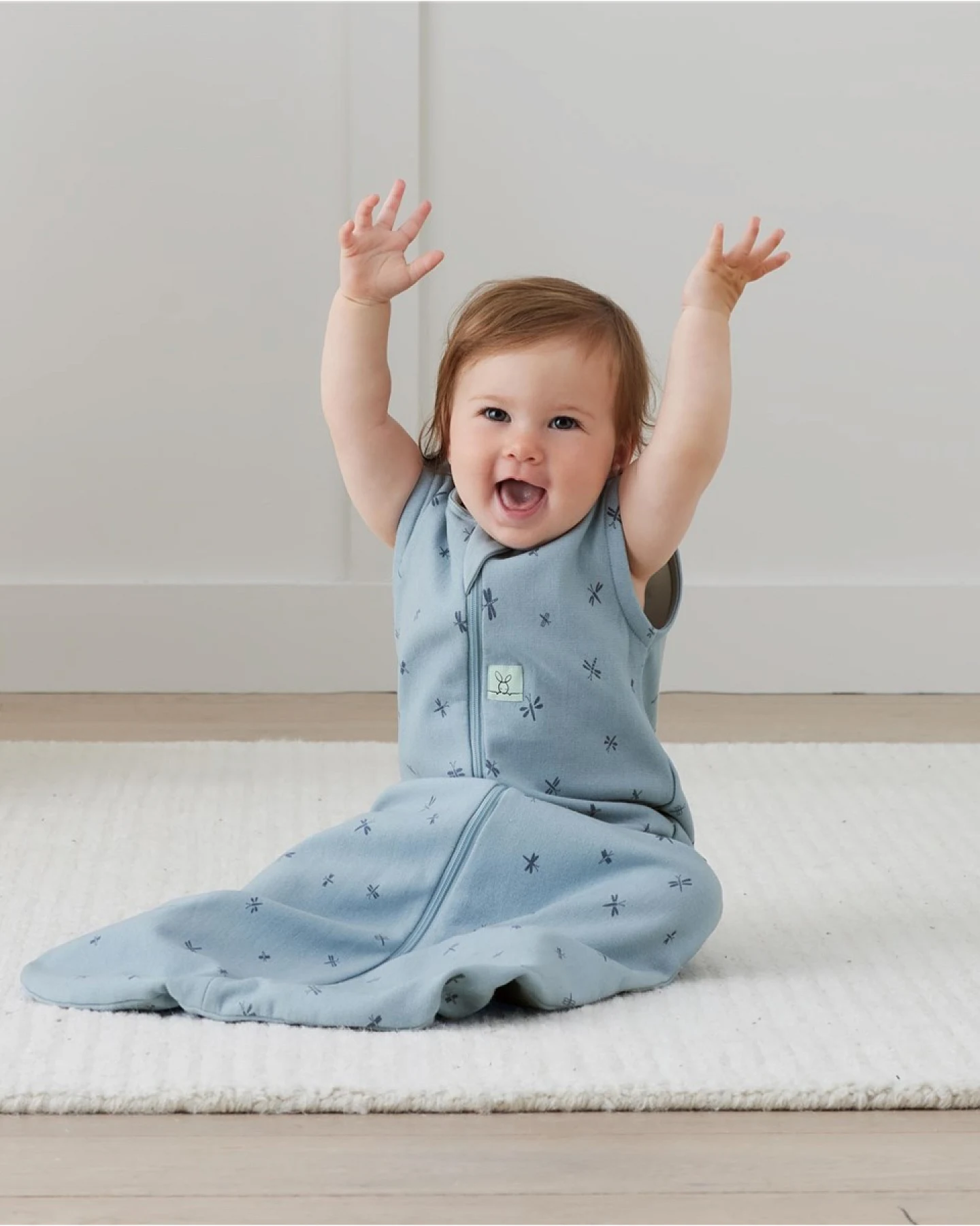 Schlafsack Baby "ergoBag" Jersey dragonflies Größe 8-24 Monate – Ansicht 2