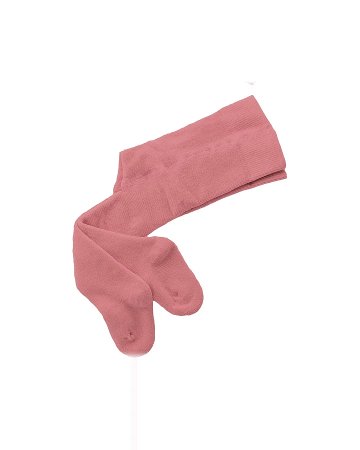 Baby Strumpfhose Baumwolle (kbA) Frottee altrosa Gr. 01