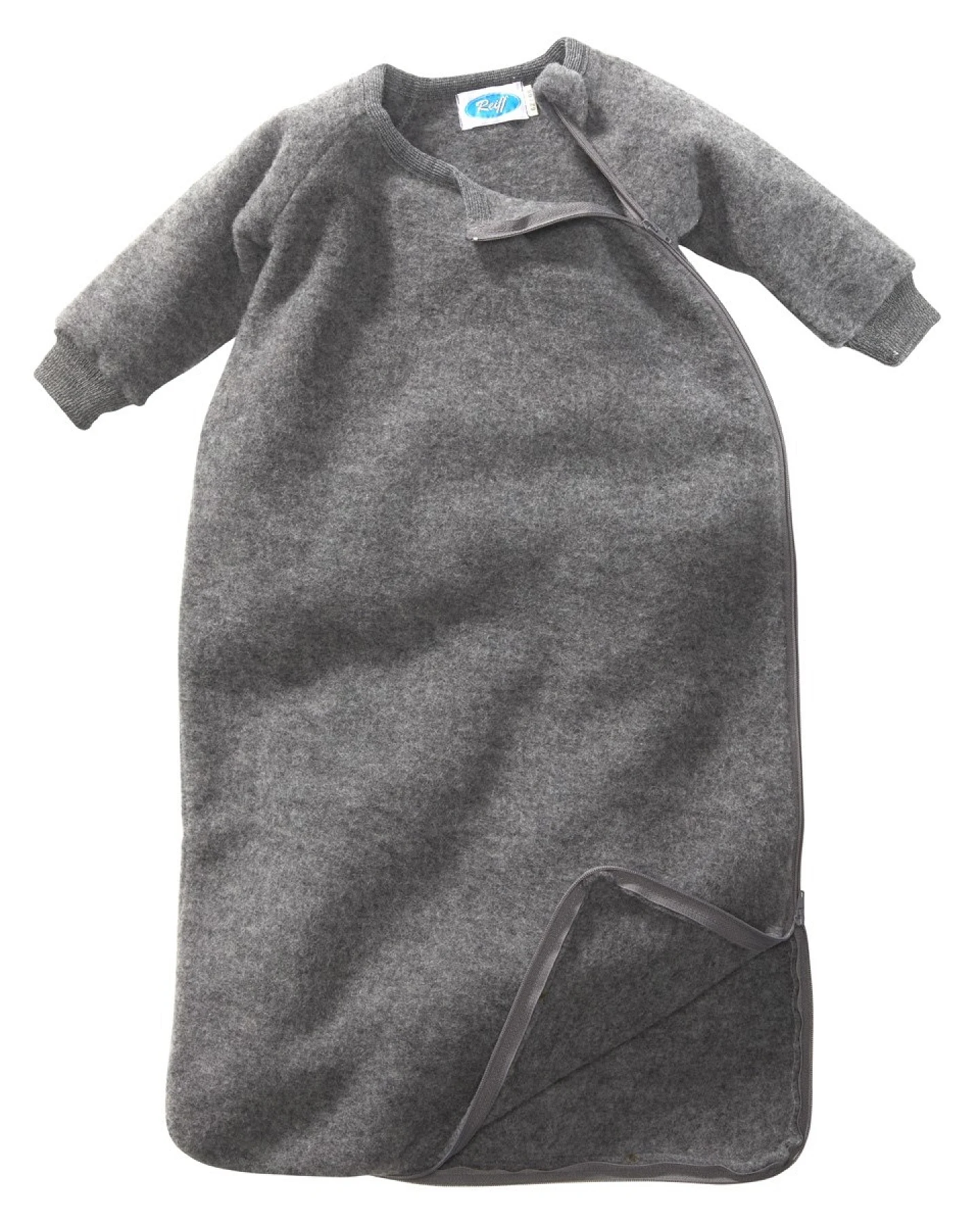 Schlafsack Baby mit Arm Bio-Merinowolle Ganzjahr fels Gr.86/92 – Ansicht 2