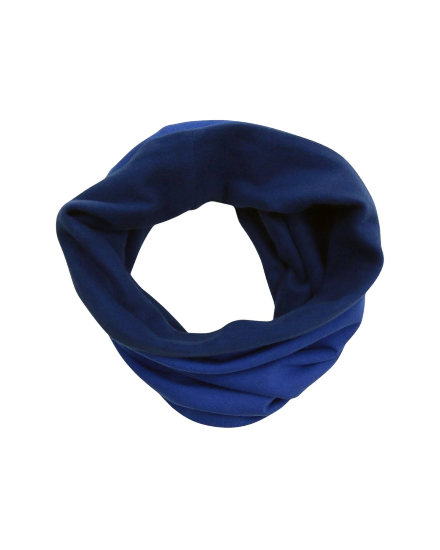 Wende Schlauchschal Bio-Baumwolle uni ultramarine-night Gr. Onesize – Ansicht 2