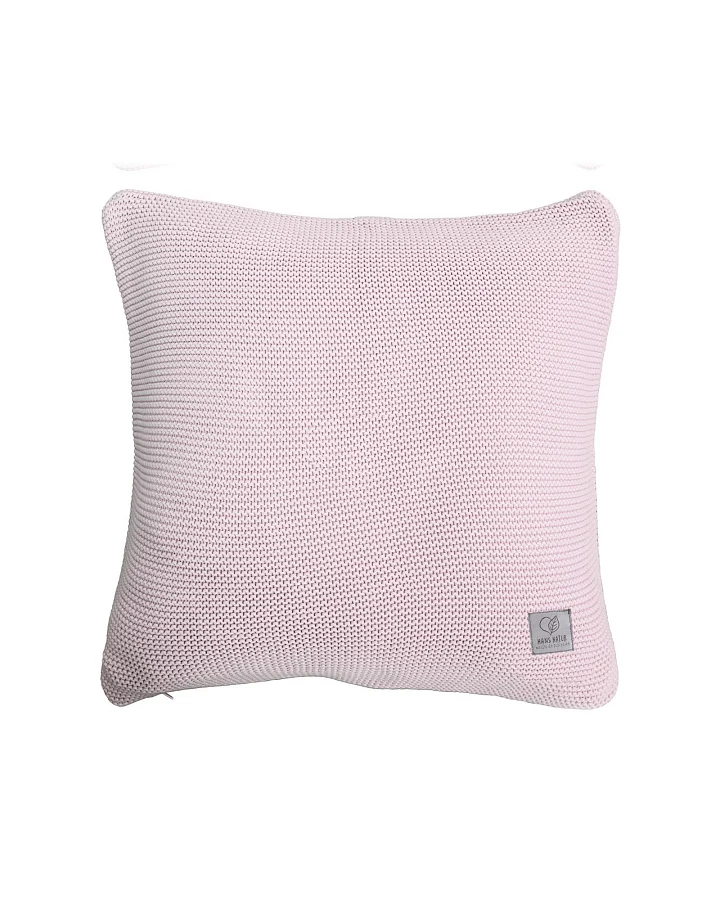 Kissenbezug 40x40 cm Bio-Baumwolle, rose Mit Reißverschluss